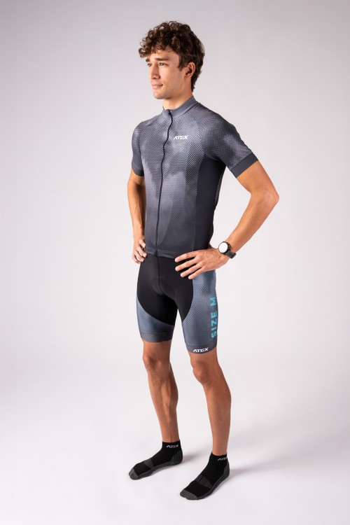 Cyklo dres SPORT s krátkými rukávy, úzká ramena